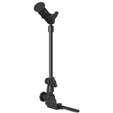 RAM Mount Universal No-Drill™ RAM POD HD™Vehicle Mount w/Double Socket Arm & 2.5" Round Base AMPs Hole Pattern - Kesper Supply