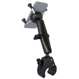 RAM Mount Universal Tough-Claw™ Base w/Long Double Socket Arm & Universal X-Grip® Cell/iPhone Cradle - Kesper Supply