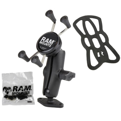 RAM Mount Universal X-Grip Holder Diamond Base Surface Mount - Kesper Supply