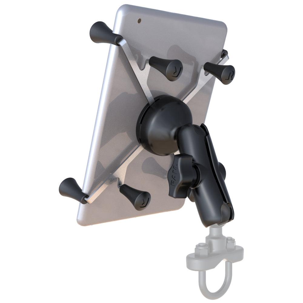 RAM Mount Universal X-Grip® Cradle with 1" Ball & STANDARD Length Double Socket Arm f/7" Tablets - Kesper Supply