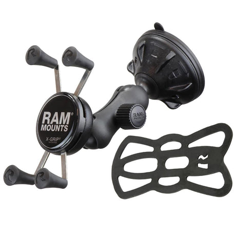 RAM Mount X-Grip Composite Twist Lock Suction Cup Mount - Kesper Supply