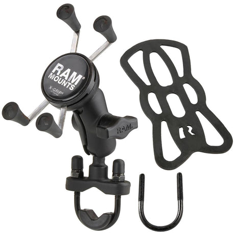 RAM Mount X-Grip® Phone Mount w/Handlebar U-Bolt Base - Kesper Supply