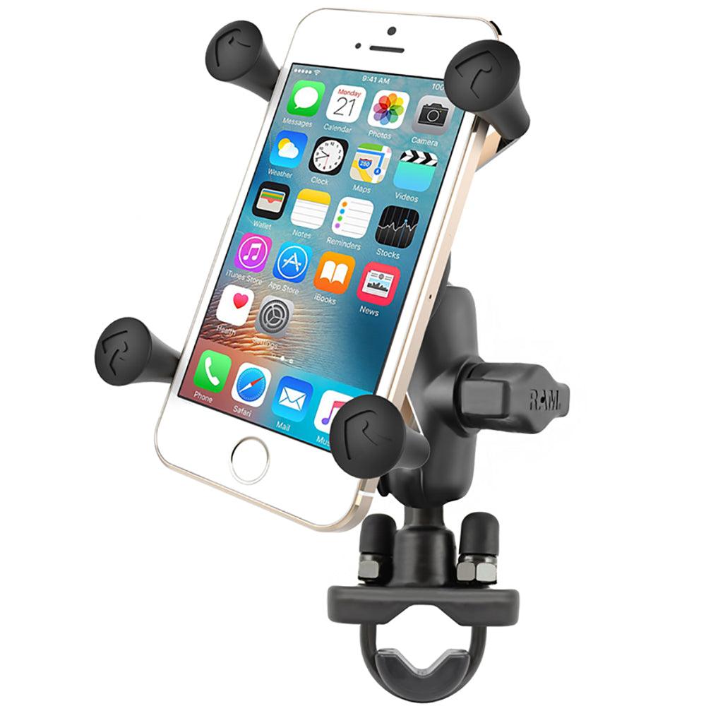 RAM Mount X-Grip® Phone Mount w/Handlebar U-Bolt Base - Kesper Supply