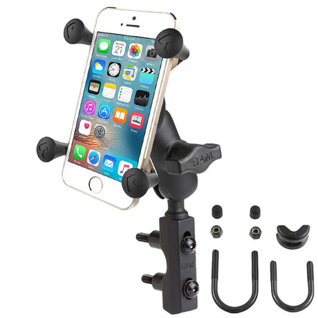 RAM Mount X-Grip® Phone Mount w/Motorcycle Brake/Clutch Reservoir Base - Kesper Supply