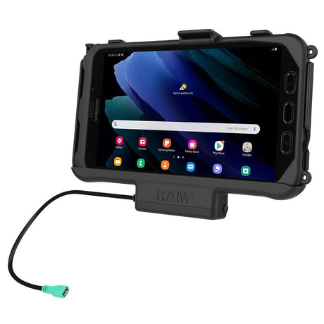 RAM® Mount RAM® EZ-Roll'r™ Powered Dock f/Samsung Tab Active 2 & 3 - Kesper Supply