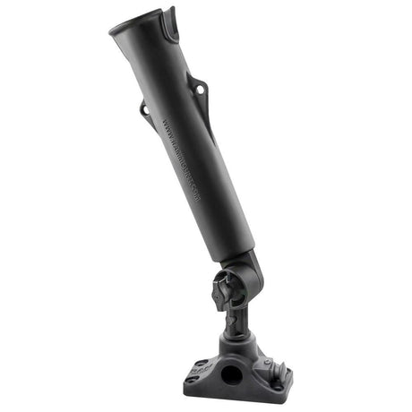 RAM Tough-Tube Fishing Rod Holder w/3" Length Spline Post, Combination Bulkhead/Flat Surface Base & Plunger - Kesper Supply