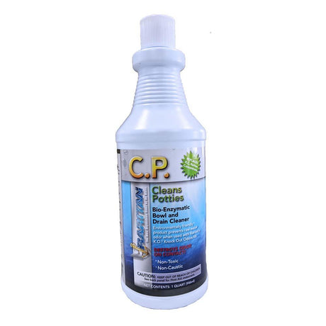 Raritan C.P. Cleans Potties Bio-Enzymatic Bowl Cleaner - 32oz Bottle - Kesper Supply