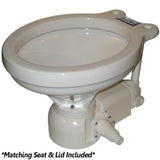 Raritan Sea Era Electric Toilet - Household Style - Integral Pump - Straight & 90° Discharge - 12v - Kesper Supply