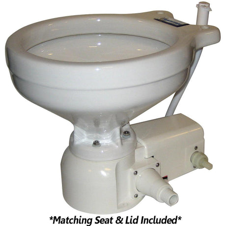 Raritan Sea Era Toilet - Marine Size - Freshwater Solenoid - Straight & 90° Discharge - Smart Toilet Control - 12v - Kesper Supply