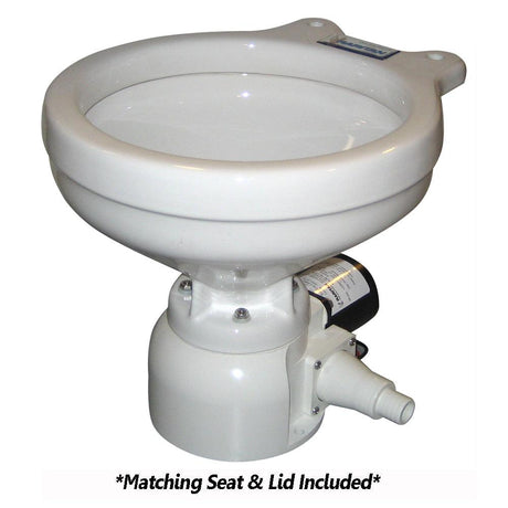 Raritan Sea Era Toilet - Marine Size - Remote Intake Pump - Straight & 90° Discharge - Smart Toilet Control - 12v - Kesper Supply