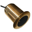 Raymarine CPT-S High CHIRP Bronze Thru-Hull Flush Mount Transducer - 0° Angle - Kesper Supply