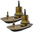 Raymarine RV-220 RealVision 3D Bronze Thru-Hull Transducer Pair Pack - 20° - 8M Cable & Y-Cable - Kesper Supply
