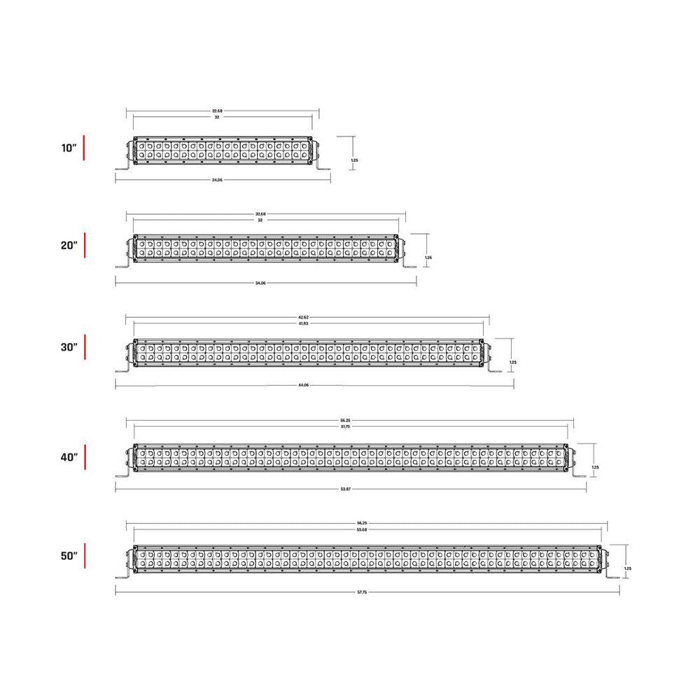 RIGID Industries RDS-Series PRO 54" - Spot LED - White - Kesper Supply