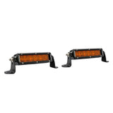 RIGID Industries SR Series SAE 6" w/Amber Pro Lens - Pair - Kesper Supply