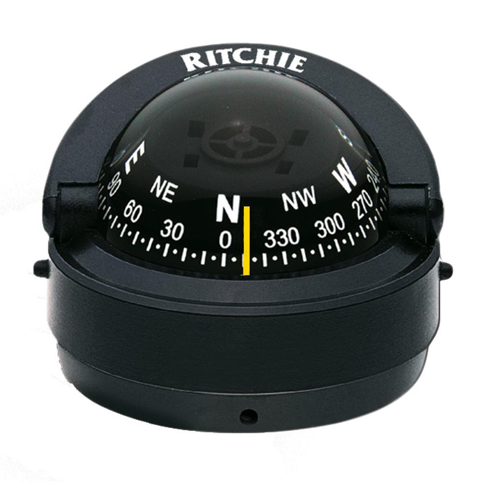 Ritchie S-53 Explorer Compass - Surface Mount - Black - Kesper Supply
