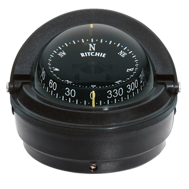 Ritchie S-87 Voyager Compass - Surface Mount - Black - Kesper Supply