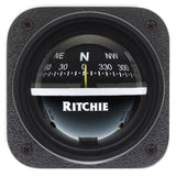 Ritchie V-537 Explorer Compass - Bulkhead Mount - Black Dial - Kesper Supply