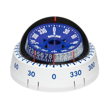 Ritchie XP-98W X-Port Tactician™ Compass - Surface Mount - White - Kesper Supply