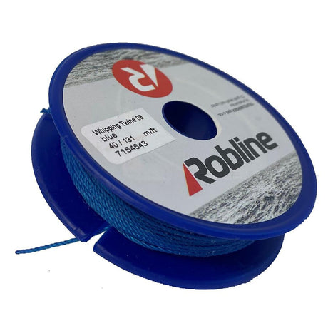 Robline Waxed Whipping Twine - 0.8mm x 40M - Blue - Kesper Supply