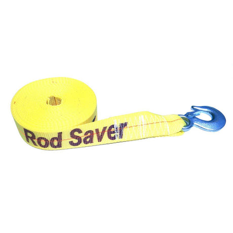 Rod Saver Heavy-Duty Winch Strap Replacement - Yellow - 2" x 20' - Kesper Supply