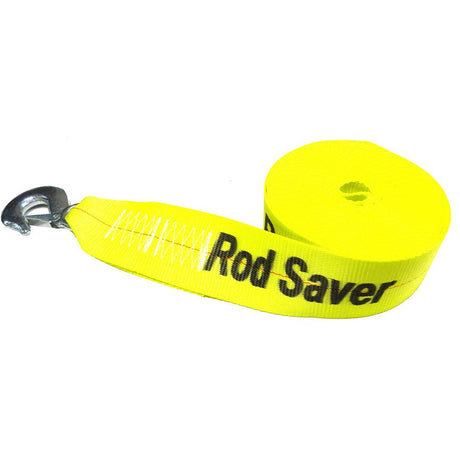 Rod Saver Heavy-Duty Winch Strap Replacement - Yellow - 3" x 20' - Kesper Supply