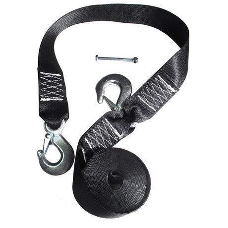 Rod Saver Winch Strap Replacement w/Safety Strap - 20' - Kesper Supply