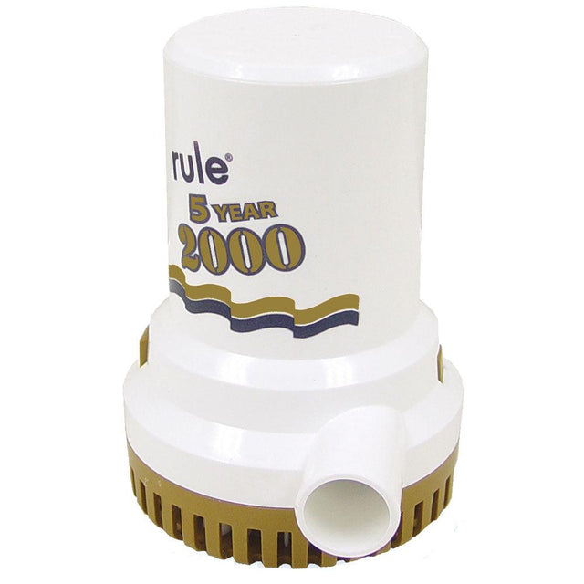 Rule 2000 G.P.H. "Gold Series" Bilge Pump - Kesper Supply