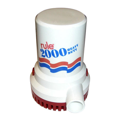 Rule 2000 G.P.H. Non-Automatic Bilge Pump - 24V - Kesper Supply