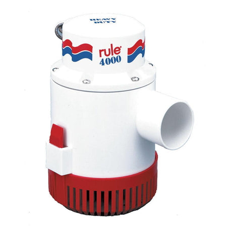 Rule 4000 Non-Automatic Bilge Pump - 12V - Kesper Supply