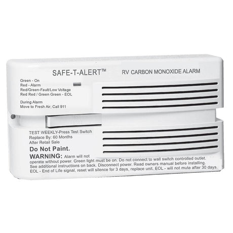 Safe-T-Alert 65 Series RV Surface Mount Carbon Monoxide Alarm - Kesper Supply