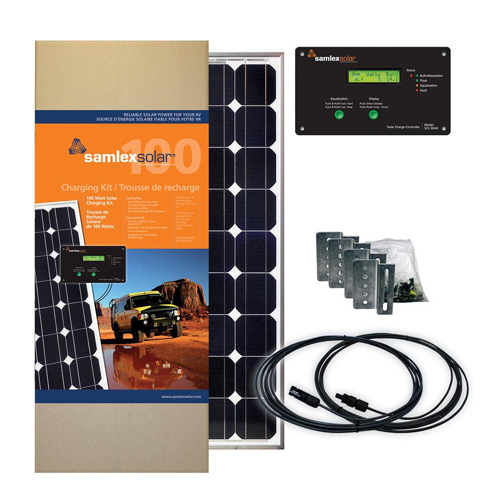 Samlex Solar Charging Kit - 100W - 30A - Kesper Supply