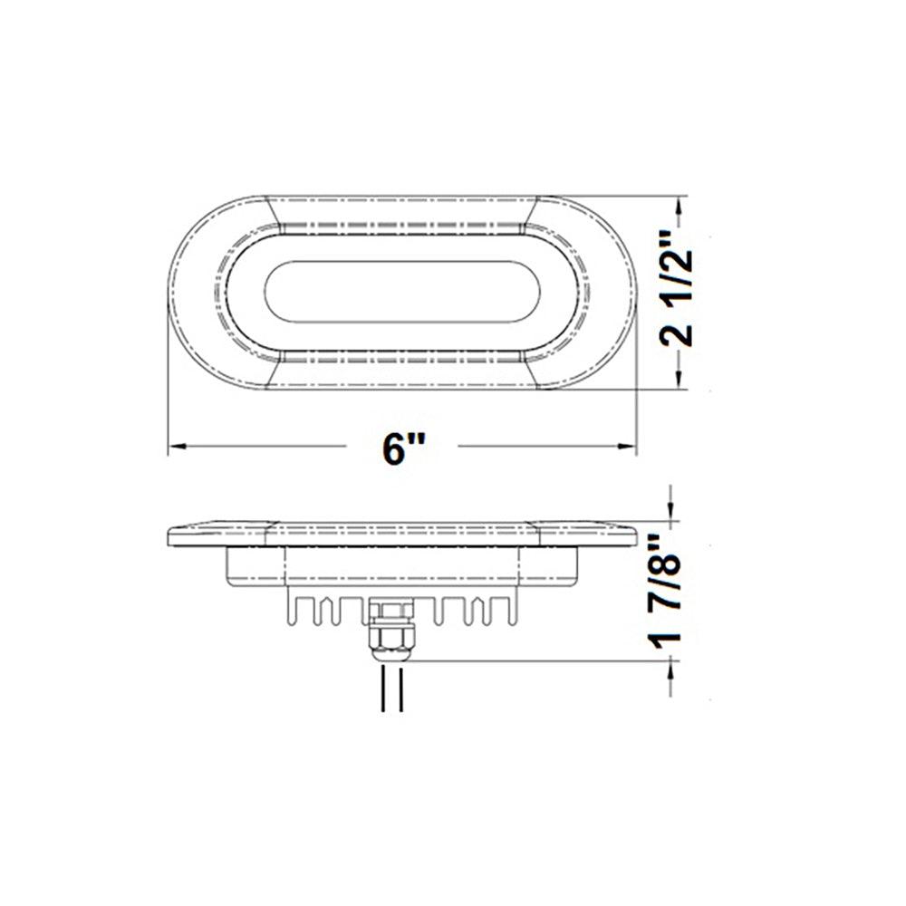 Scandvik Flush Mount Spreader Light - 10-30V - White - Kesper Supply