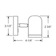 Scandvik LED 304 Stainless Steel LED Reading Light - 8-30V - Kesper Supply