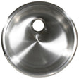 Scandvik SS Cylindrical Sink - (11-5/8" x 5") - Brushed Finish - Kesper Supply