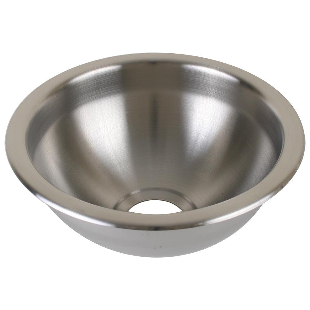 Scandvik SS Sink Basin - 9" x 4" - Brushed Finish - Kesper Supply