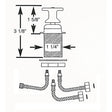 Scandvik T-Handle Shower Mixer Control - Kesper Supply