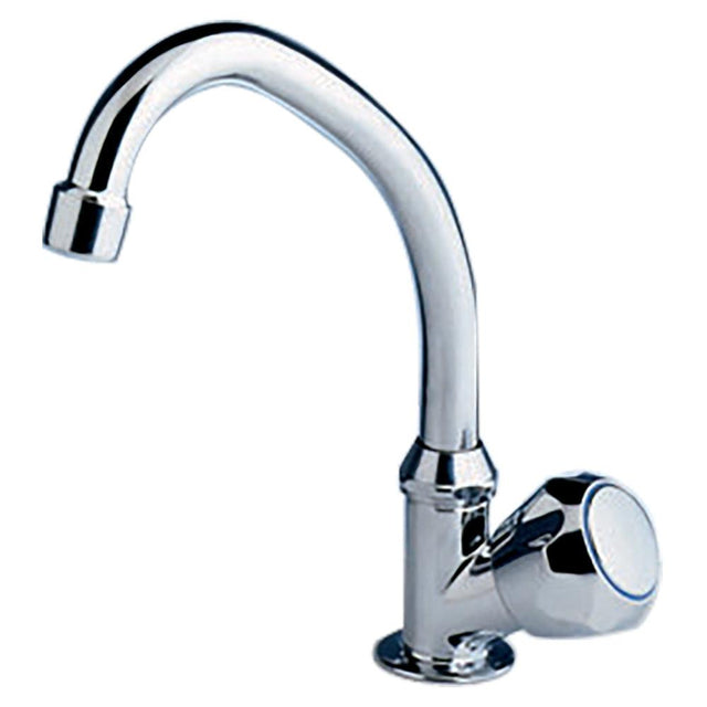 Scandvik Tap w/Swivel Spout - Chrome - Kesper Supply