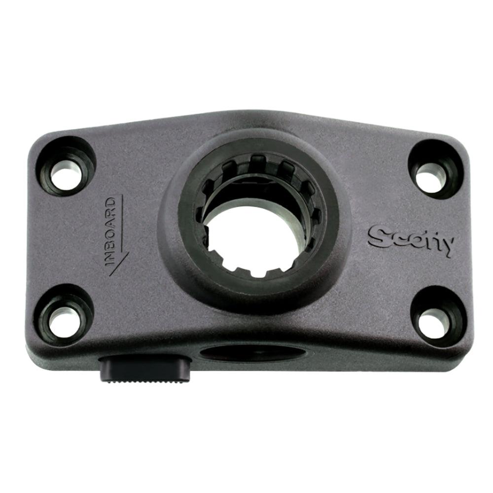 Scotty 241 Locking Combination Side or Deck Mount - Black - Kesper Supply