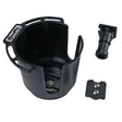 Scotty 311 Drink Holder w/Bulkhead/Gunnel Mount & Rod Holder Post Mount - Black - Kesper Supply