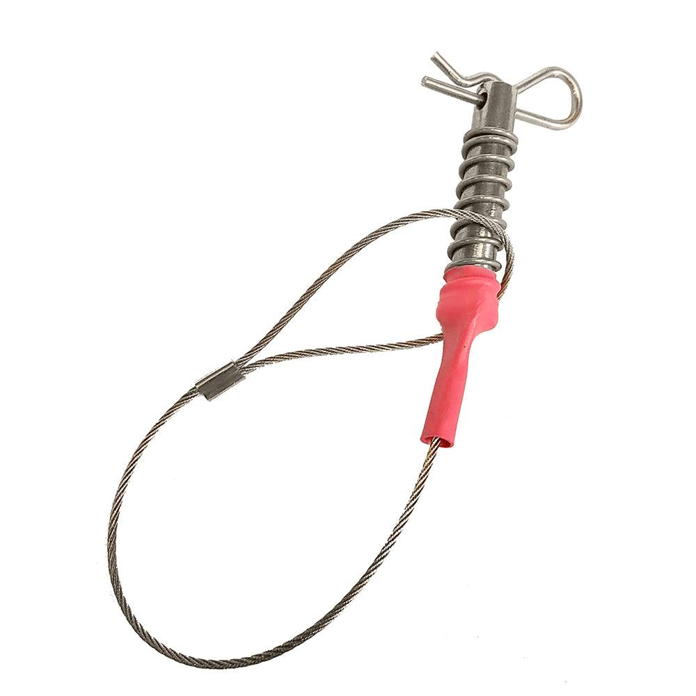 Sea Catch TR3 Spring Loaded Safety Pin - 1/4" Shackle - Kesper Supply