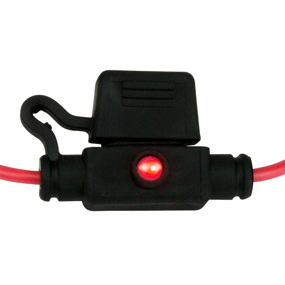 Sea-Dog ATM Mini Style Inline LED Fuse Holder - Up to 30A - Kesper Supply