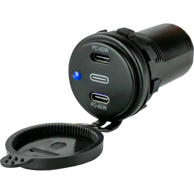 Sea-Dog Dual USB-C Power Socket - Kesper Supply