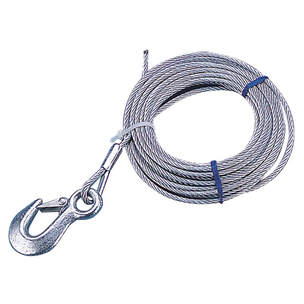 Sea-Dog Galvanized Winch Cable - 3/16" x 20' - Kesper Supply