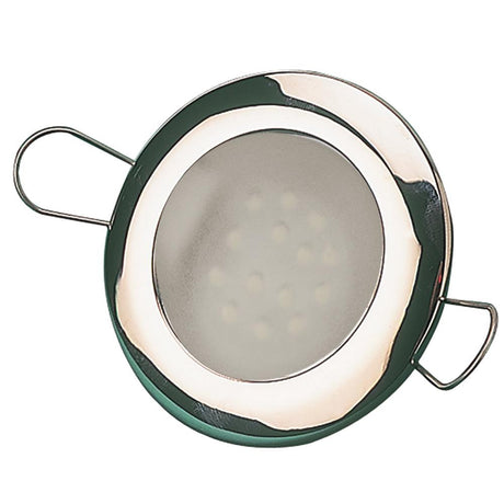 Sea-Dog LED Overhead Light 2-7/16" - Brushed Finish - 60 Lumens - Frosted Lens - Stamped 304 Stainless Steel - Kesper Supply