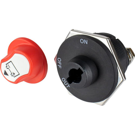 Sea-Dog Mini Battery Switch Key w/Removable Knob - 32V & 300A - Kesper Supply