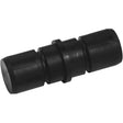 Sea-Dog Nylon Tube Connector - Black - 7/8" - Kesper Supply