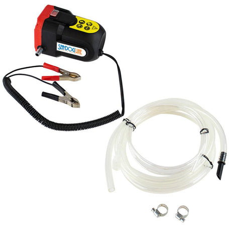 Sea-Dog Oil Change Pump w/Battery Clips - 12V - Kesper Supply