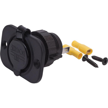 Sea-Dog Round Power Socket - 12V - Kesper Supply