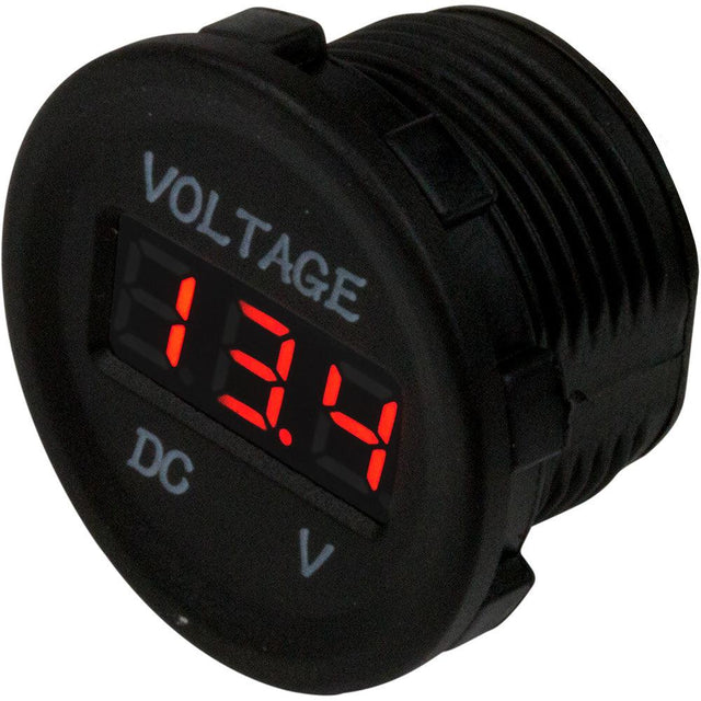 Sea-Dog Round Voltage Meter - 6V-30V - Kesper Supply