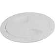 Sea-Dog Screw-Out Deck Plate - White - 4" - Kesper Supply
